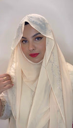 Light gold- Luxury Hijab