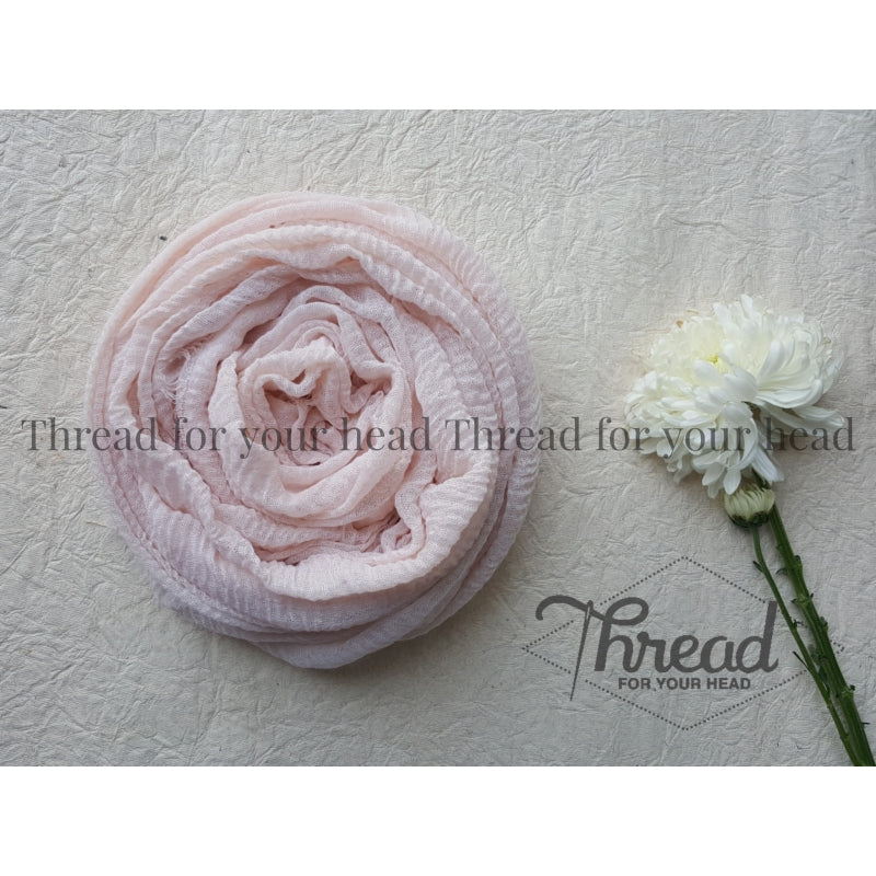 crinkle cotton hijab- melow