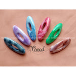 marble safety pins: set of 6