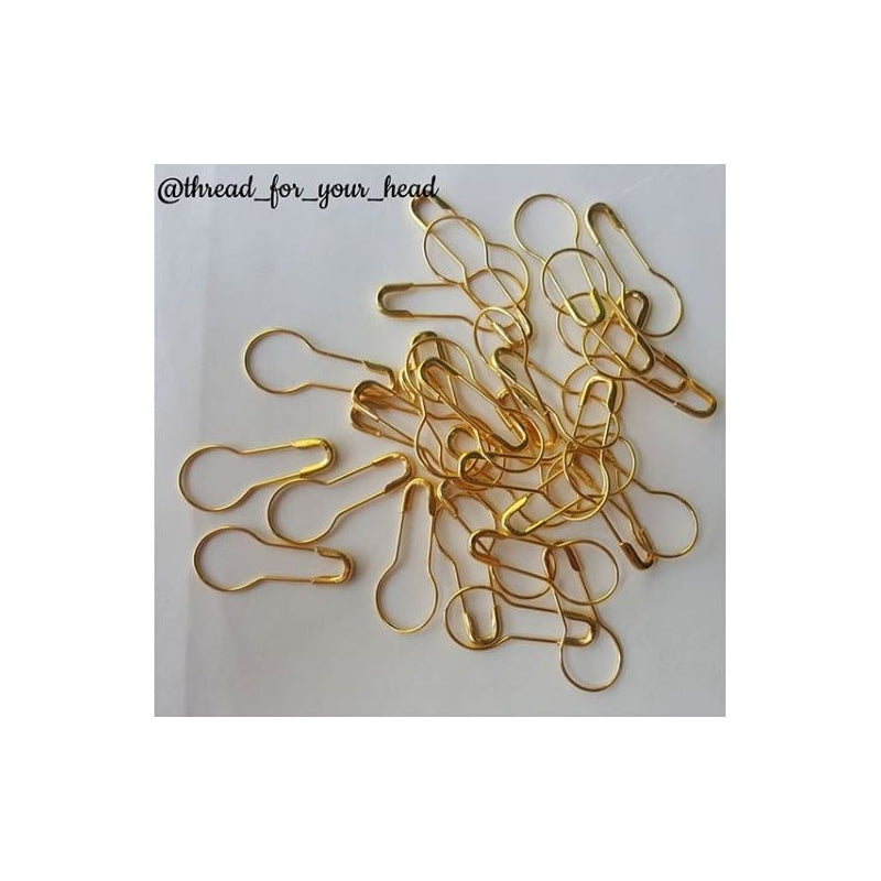 Gold Loop Pins - Set of 5