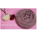 Crinkled cotton hijab- mauve