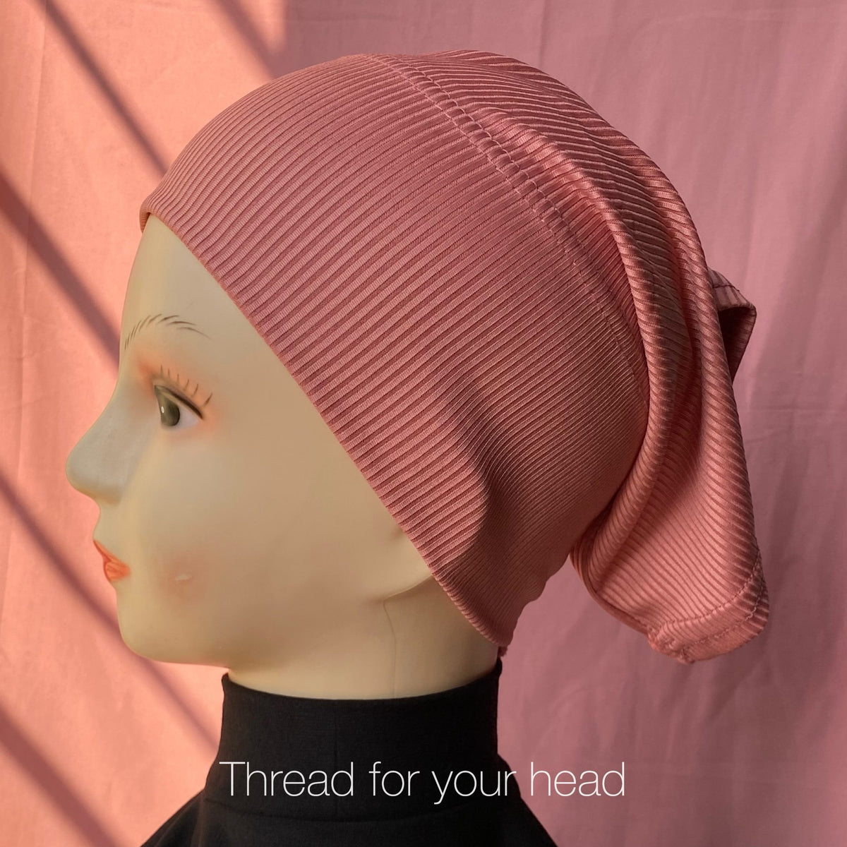 Rose pink - ribbed jersey cap