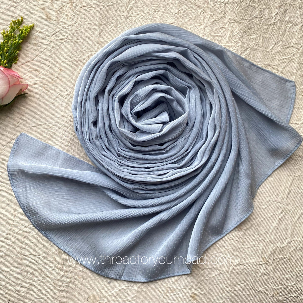 Silver ice - texture silk