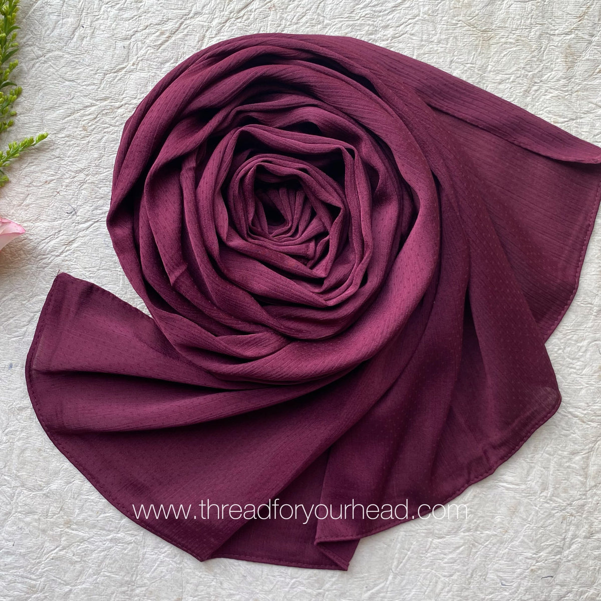 Berry- texture silk