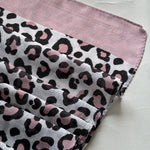 Leopard Printed Cotton -Pink