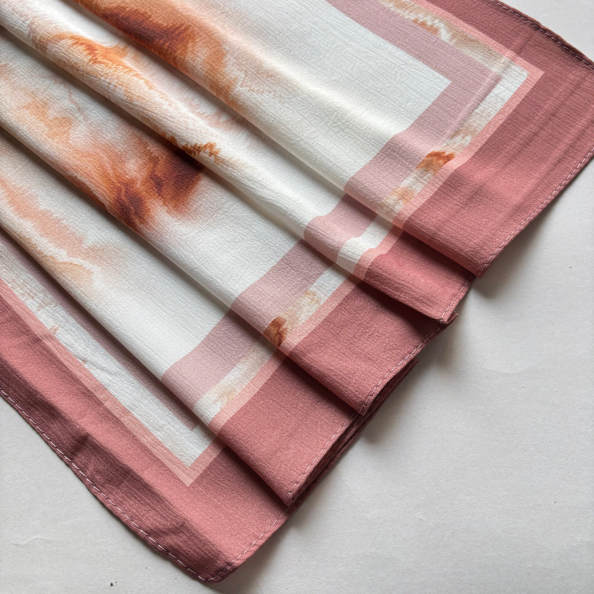 Butter Silk Hijab - Coral Pink
