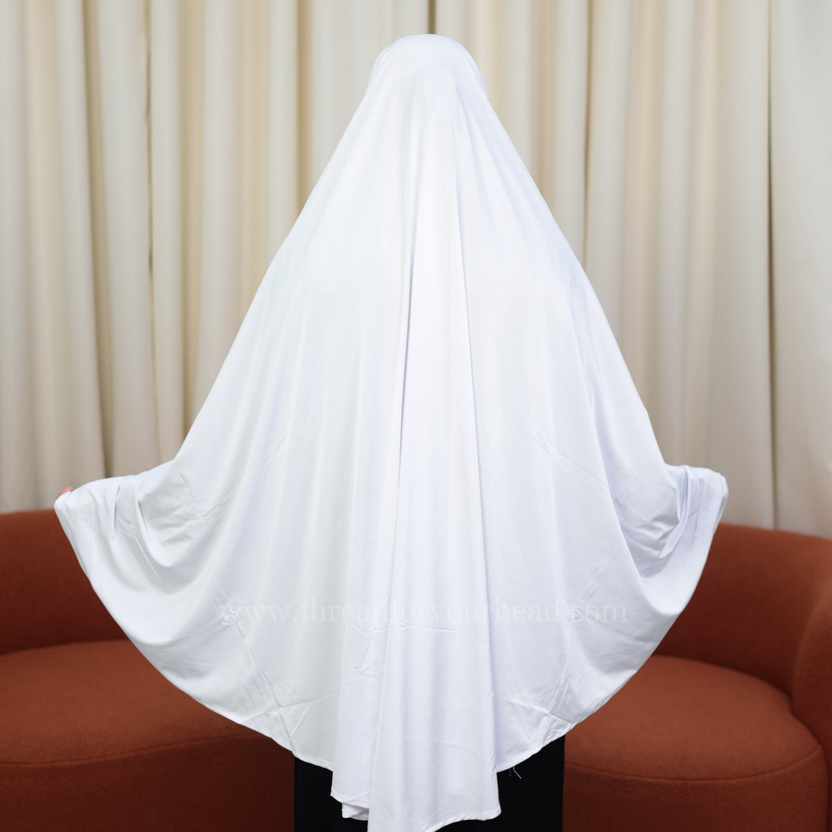 Soft Stretch Makhna - White