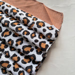 Leopard Printed Cotton -Mocha