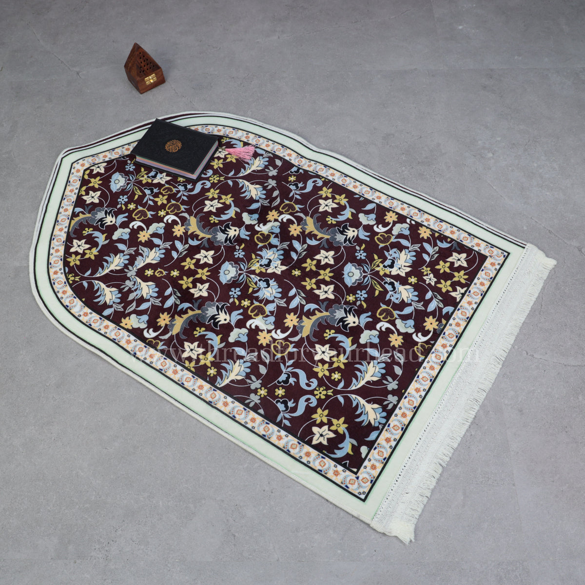 Turkish Prayer Mat - Brown