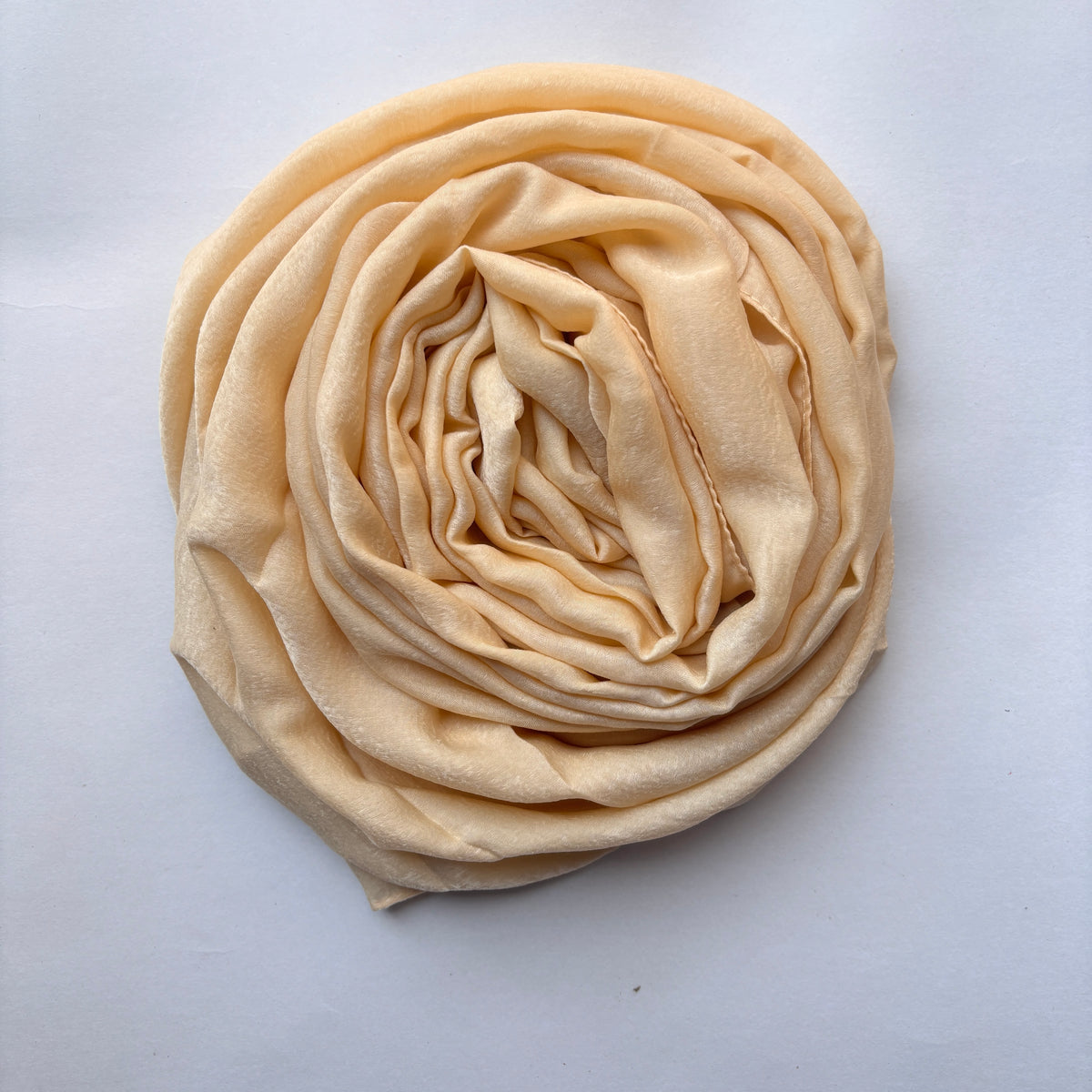 Premium Satin Hijab - Beige Gold