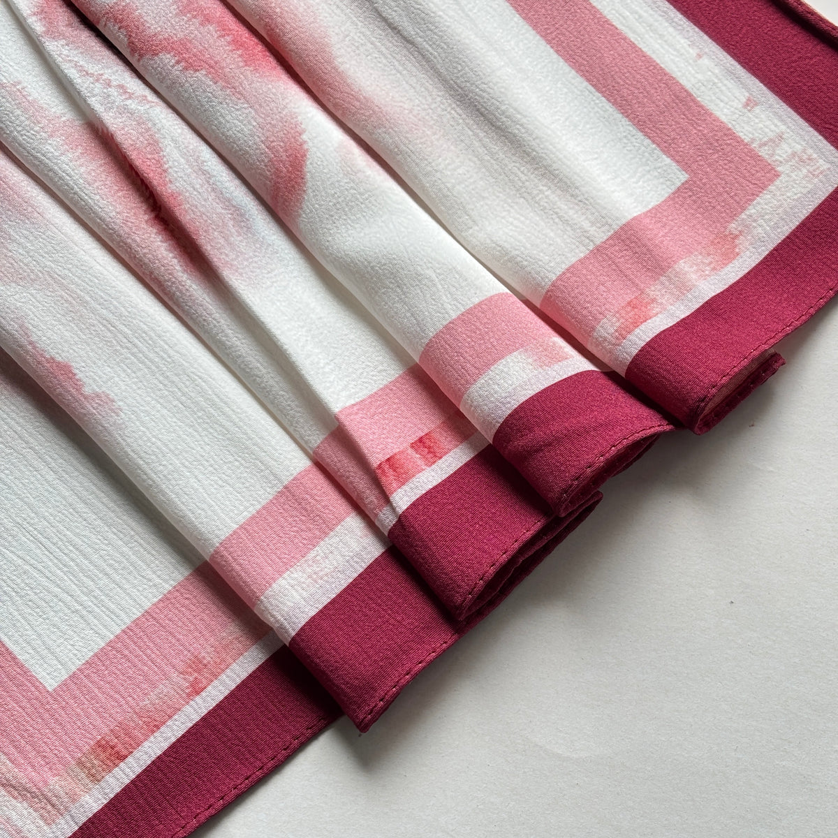 Butter Silk Hijab - Rani Pink