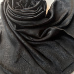 Premium Satin Hijab - Black