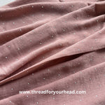 Deep mauve - bubble satin diamond