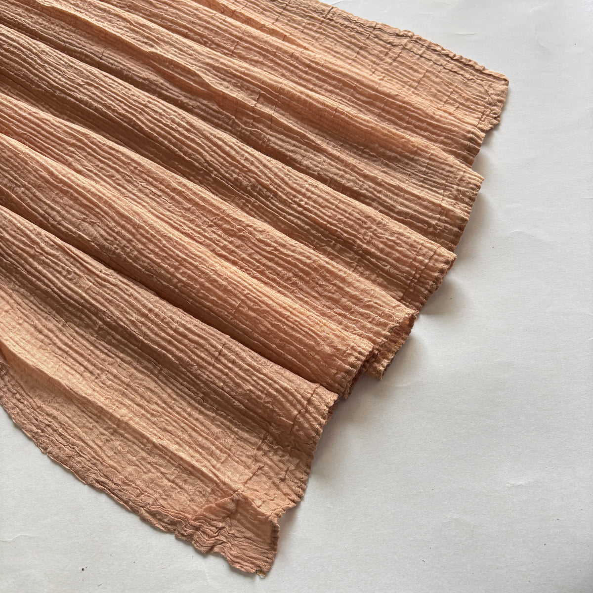 Feather Cotton Hijab - Dark Nude