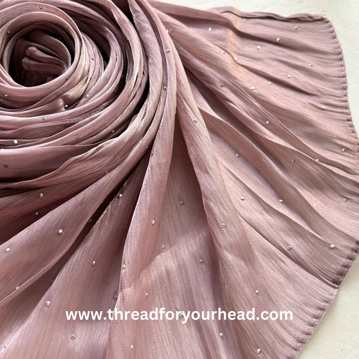 Organza Diamond -Deep mauve