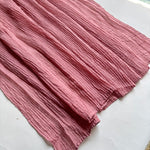Feather Cotton Hijab - Mauve Pink