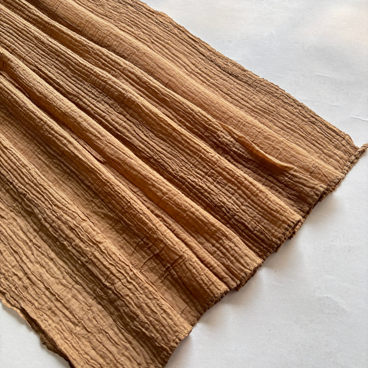 Feather Cotton Hijab - Wheat