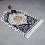Turkish Prayer Mat - Navy