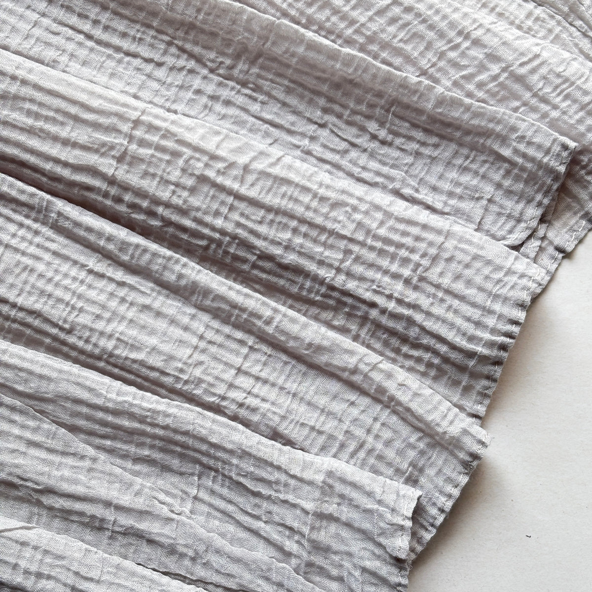 Feather Cotton Hijab - Steele Grey
