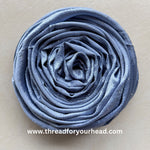 Medium blue - bubble satin diamond