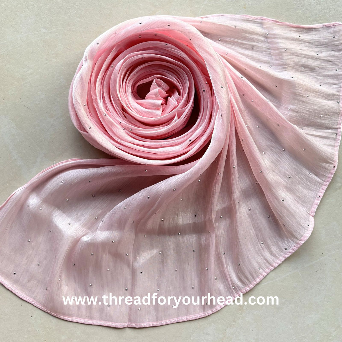 Organza Diamond - Baby Pink