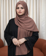 Turkish Satin Hijab - Wheat