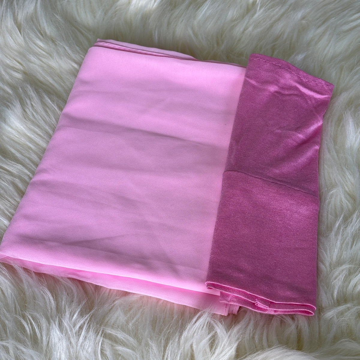 Mini Pink - Hijab & Cap set