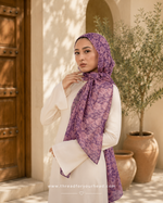 Pink Cobra premium modal hijab