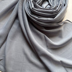 Chiffon Shimmer Hijab - Dark Grey