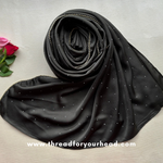 Army green - Rhinestone satin