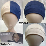 Nude and Navy- 2 in 1 Tube cap