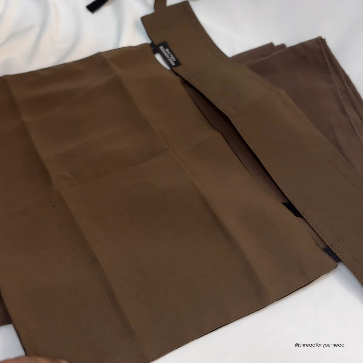 Hijab and Naqab set - Dark Nude