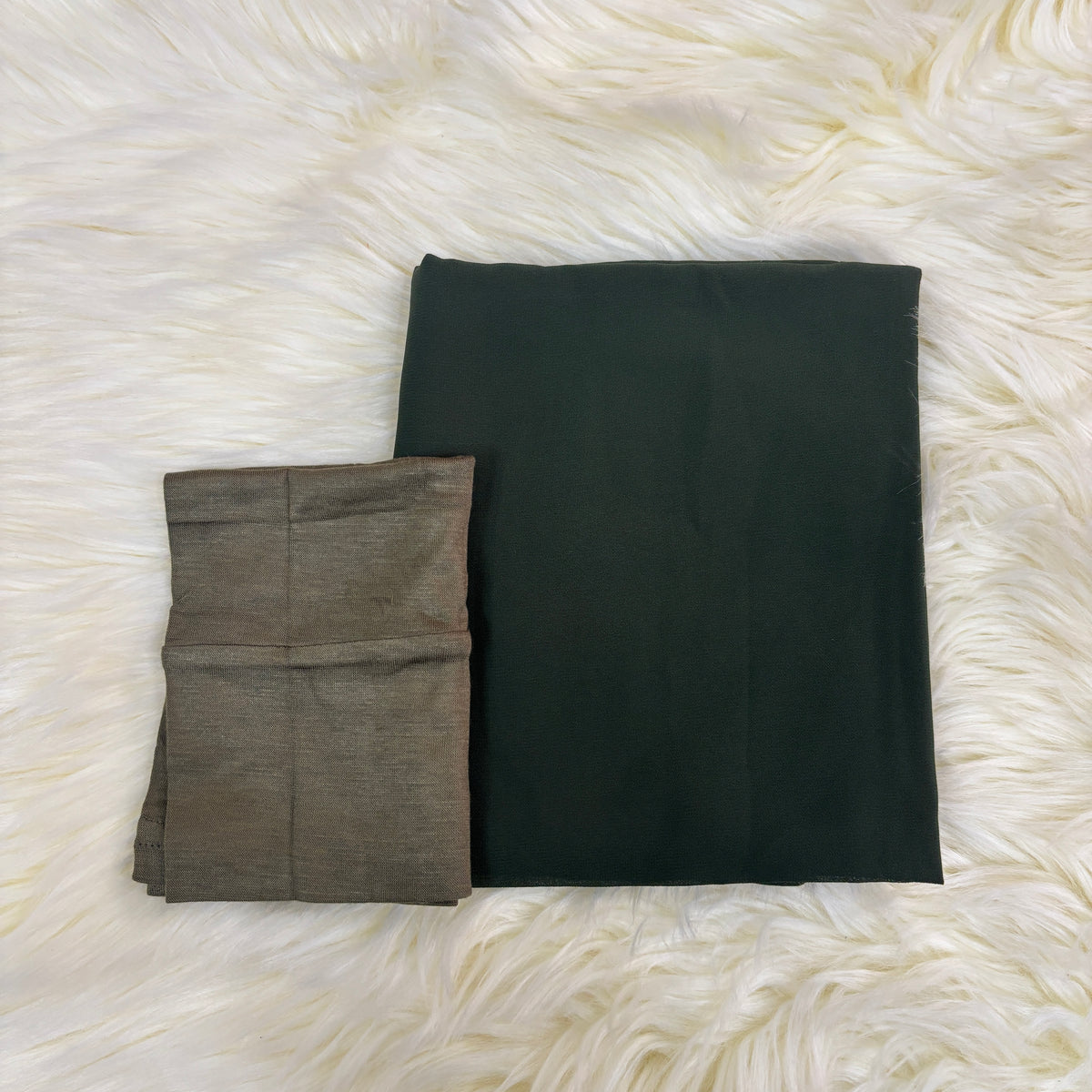 Olive - Hijab & Cap set