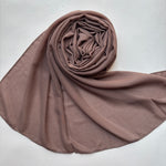Chiffon Shimmer Hijab - Wheat