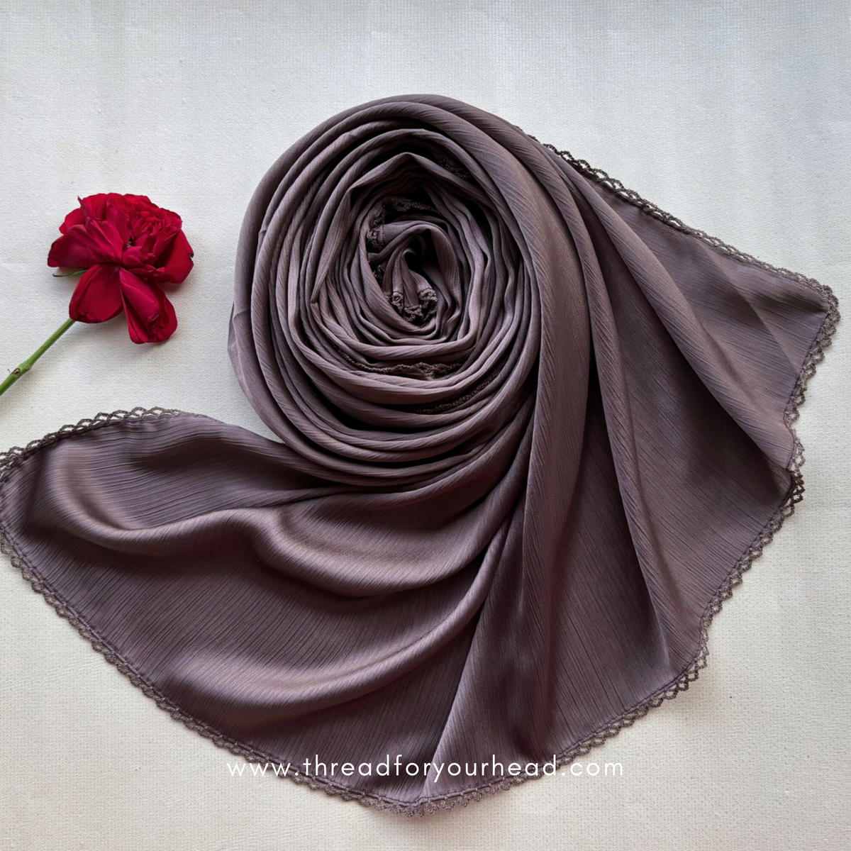 Cocoa-Crochet muna satin