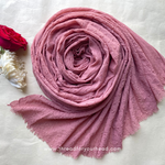 bubble cotton- dusty rose