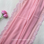Blush- Rosette Embroided