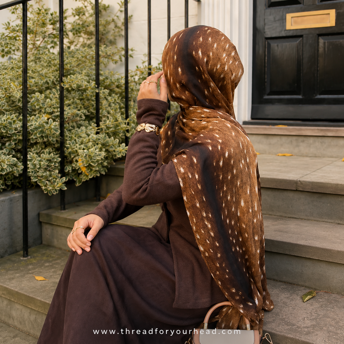 Fawn premium modal hijab
