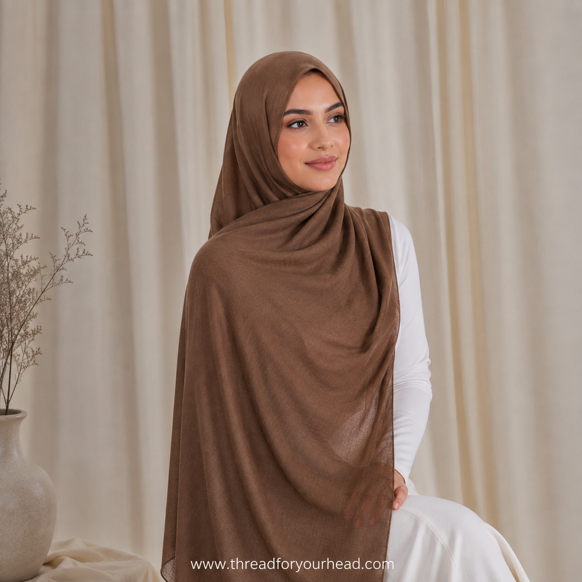 Basic Modal Hijab - Caramel