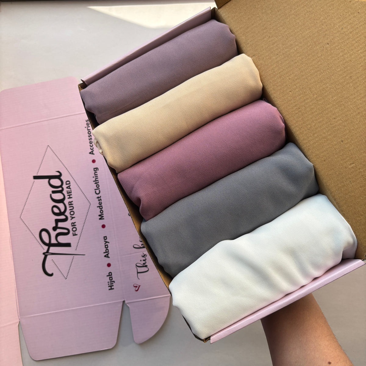 Rooh - Hijab Box ( Tassel Malaysian Georgette)