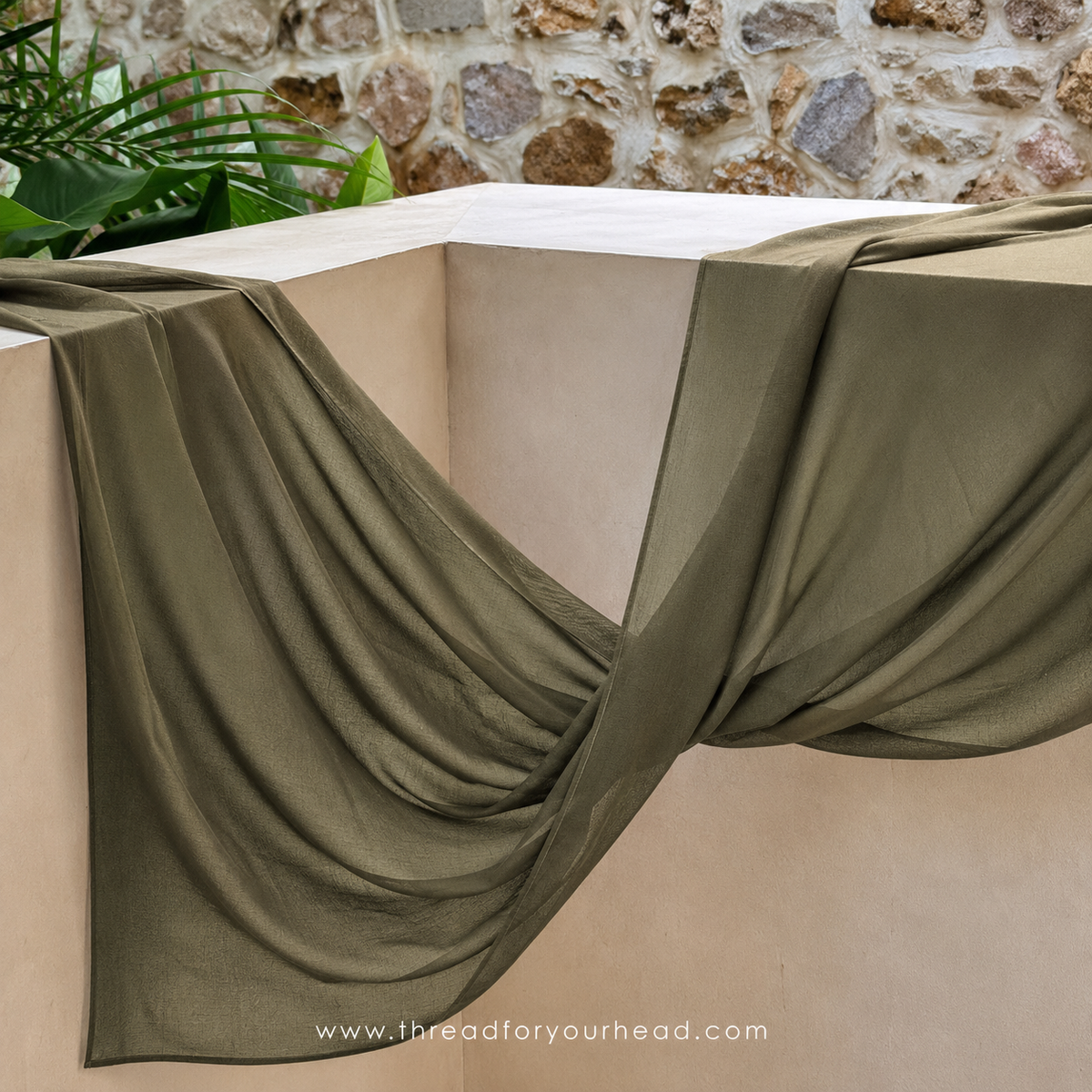 Basic Modal Hijab - Olive