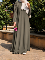Olive- Basic Abaya