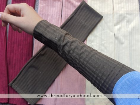 OLIVE RIBBED SLEEVE EXTENDER