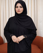Turkish Satin Hijab - Black