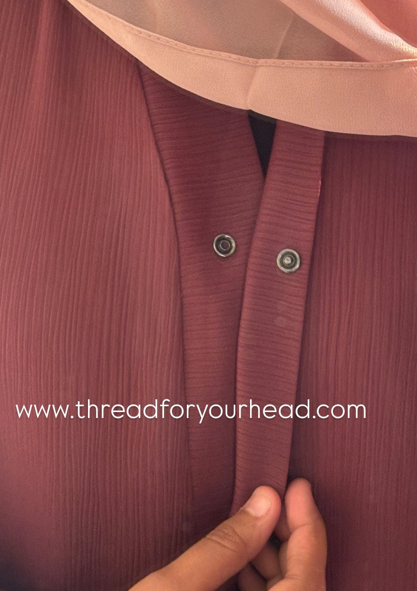 Deep Mauve - Basic Esra Abaya