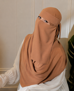 Hijab and Naqab set - Apricot