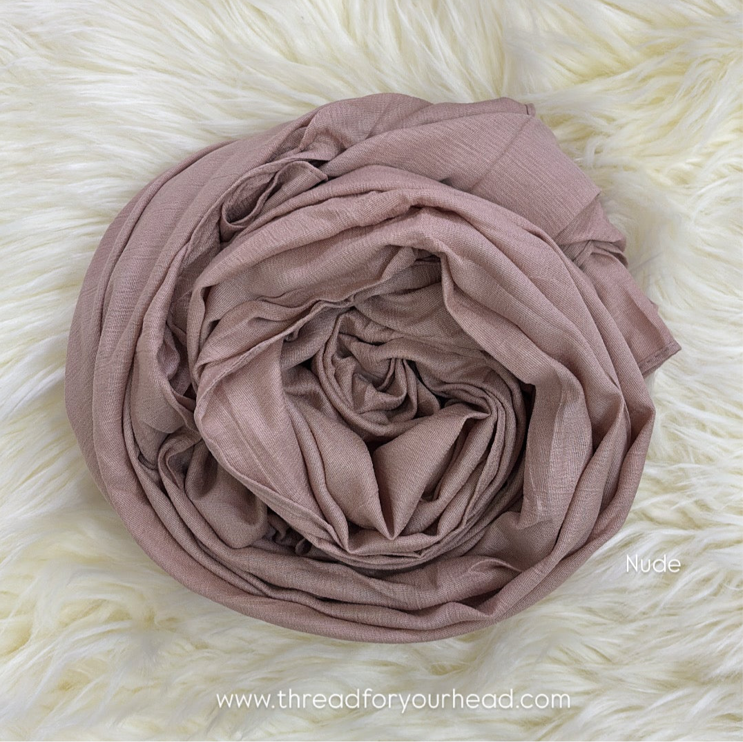 Nude - Modal cotton hijab