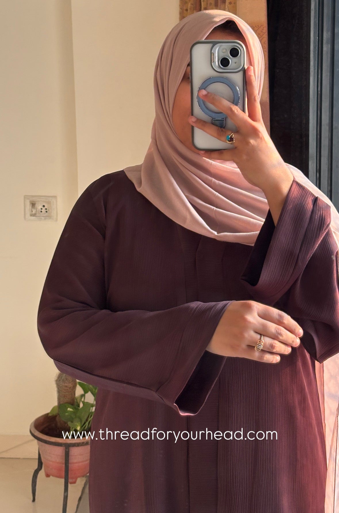 Chocolate Brown - Basic Esra Abaya
