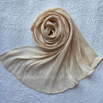 Light Gold -Diamond Organza shimmer hijab