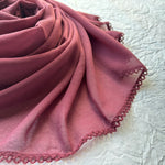berry - Crochet Georgette hijab